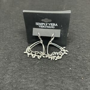 Simply Vera Vera Wang New Silver Tone Dangle Earrings